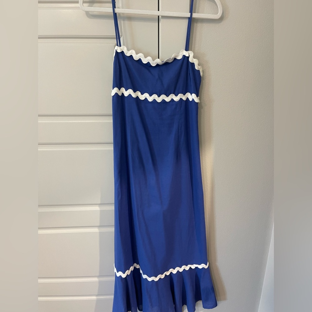 Blue maxi dress